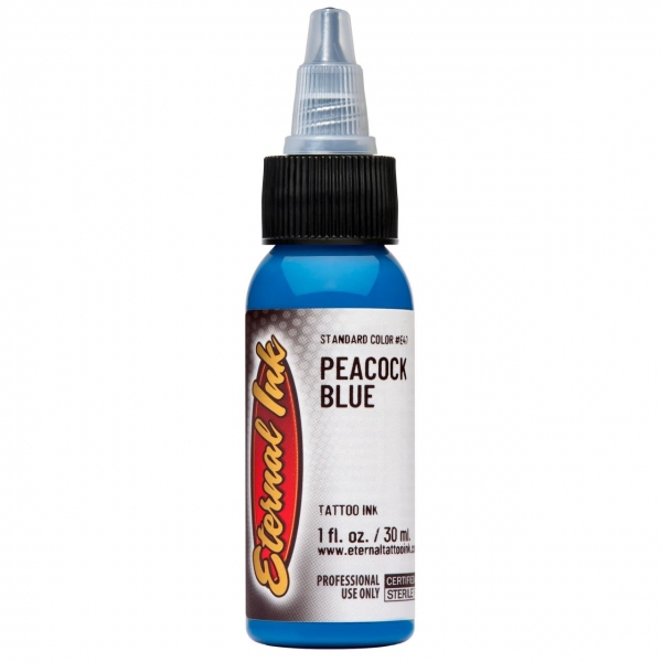 Peacock blue